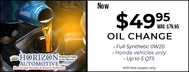 Oil Change-Full Synthetic 0W20